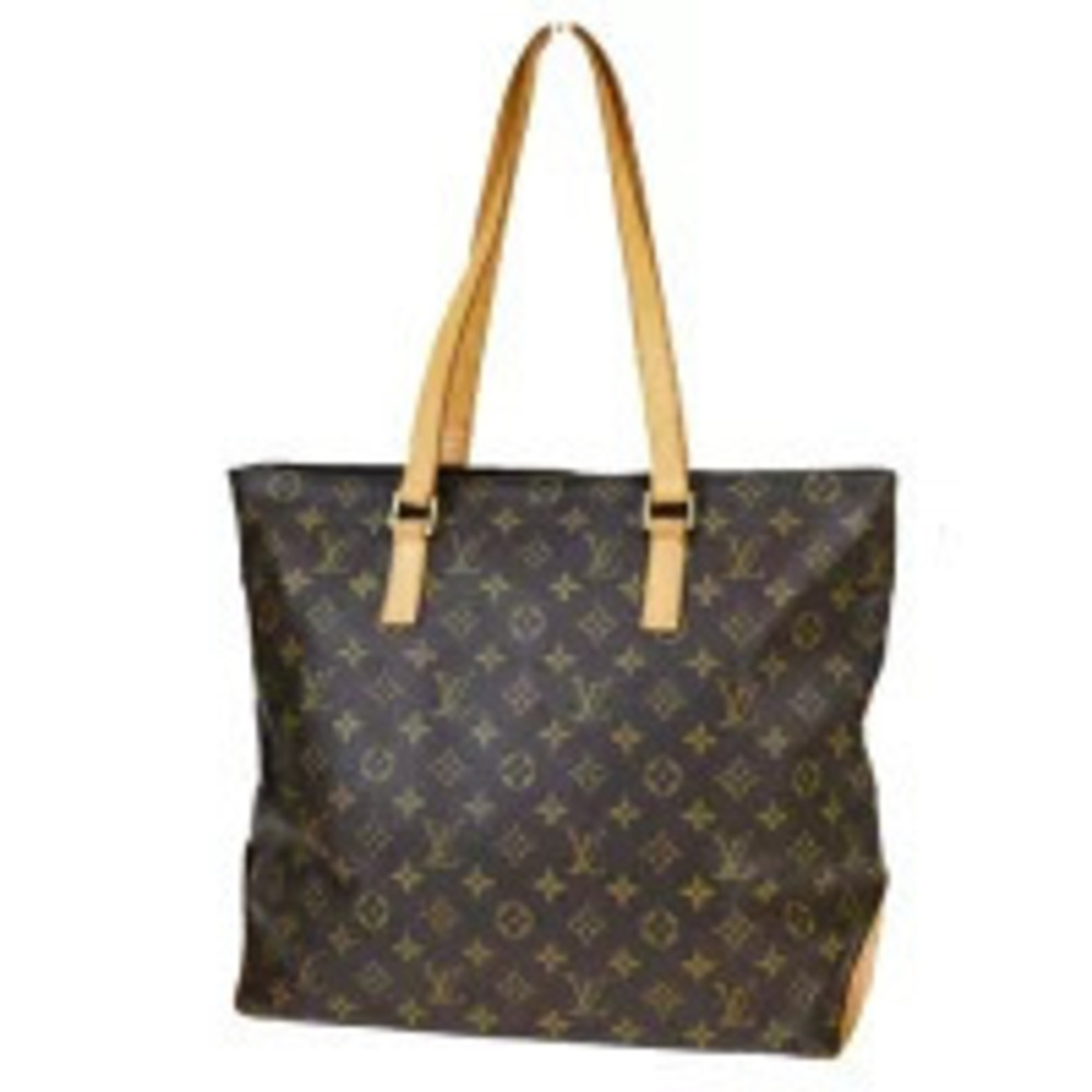 Louis Vuitton Cabas Mezzo Shoulder Bag Tote Monogram Leather